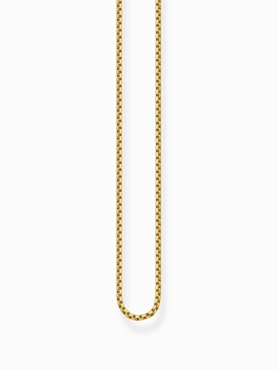 collana donna Thomas Sabo KE2227-413-39-L50V Gold-plated chain in Venetian design 1 mm