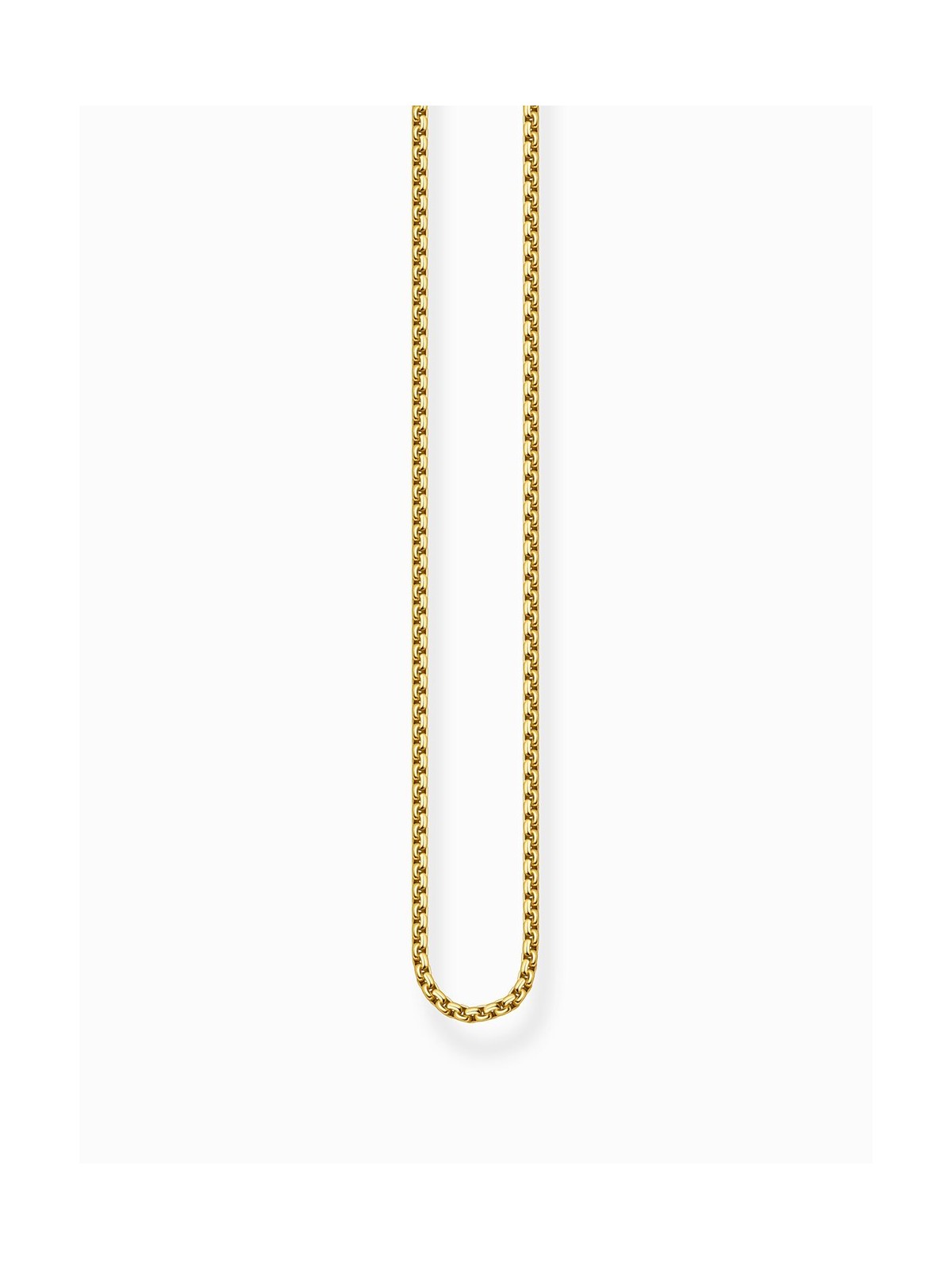 collana donna Thomas Sabo KE2227-413-39-L50V Gold-plated chain in Venetian design 1 mm