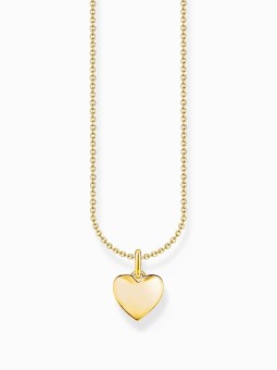 collana donna Thomas Sabo KE2234-413-39-L45V Gold-plated necklace w. heart pendant