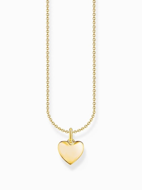collana donna Thomas Sabo KE2234-413-39-L45V Gold-plated necklace w. heart pendant
