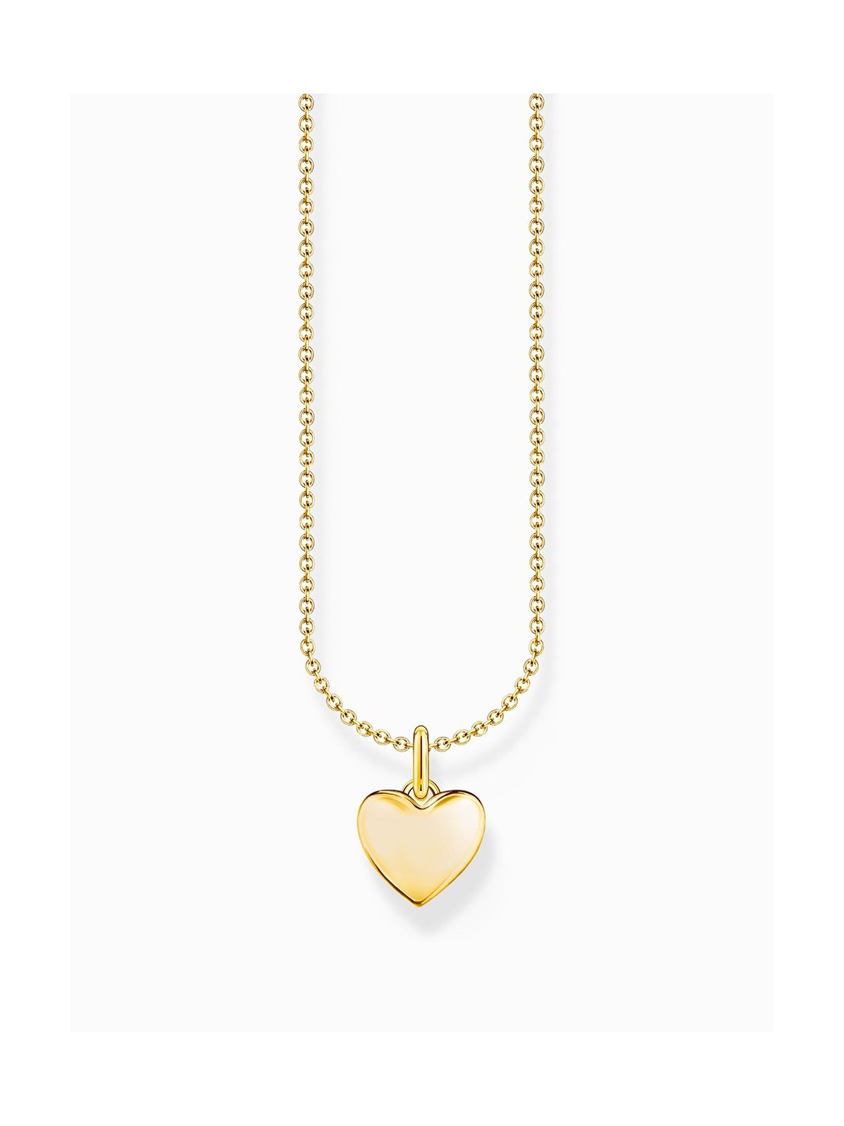 collana donna Thomas Sabo KE2234-413-39-L45V Gold-plated necklace w. heart pendant