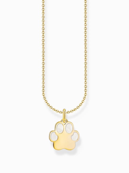 collana donna Thomas Sabo KE2266-427-14-L45V Gold-plated chain w. paw pendant