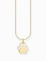 collana donna Thomas Sabo KE2266-427-14-L45V Gold-plated chain w. paw pendant