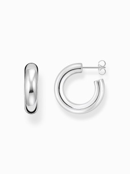 orecchini donna Thomas Sabo CR635-001-21 Silver hoop earrings Chunky 22 mm
