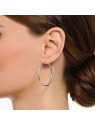 orecchini donna Thomas Sabo CR728-001-21 Silver hoop earrings 40 mm
