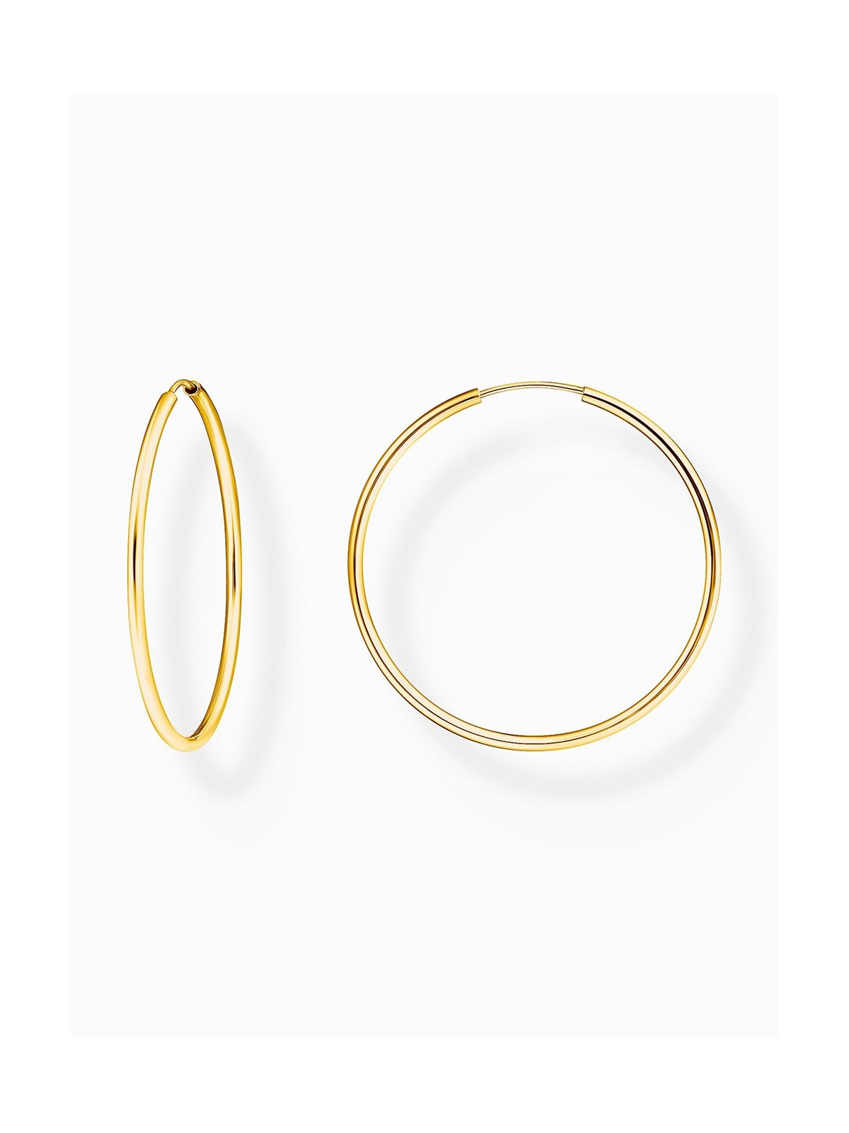 orecchini donna Thomas Sabo CR728-413-39 Gold-plated hoop earrings 40 mm