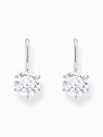 orecchini donna Thomas Sabo H2287-051-14 Silver dangle earrings w. white cubic zirconia