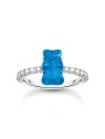 anello donna Thomas Sabo TR2459-052-1-54 Silver ring w. blue Goldbears
