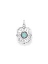 ciondolo Thomas Sabo PE961-340-7 Silver pendant Wheel of Karma + zirconia