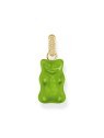 ciondolo Thomas Sabo PE967-414-6 Large gold-plated green Goldbears pendant w. stones