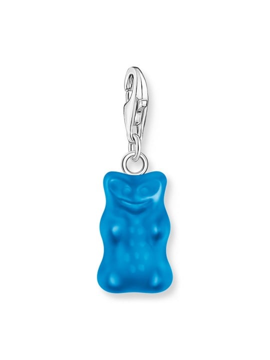 ciondolo Thomas Sabo 2181-017-1 Blue Charm Goldbears Pendant Silver