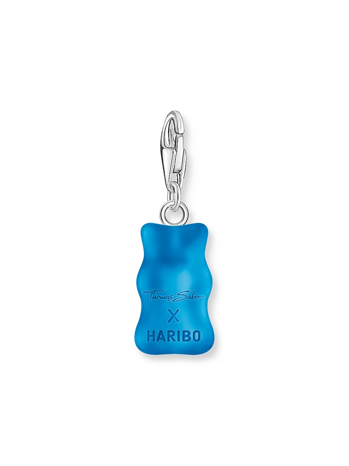 ciondolo Thomas Sabo 2181-017-1 Blue Charm Goldbears Pendant Silver