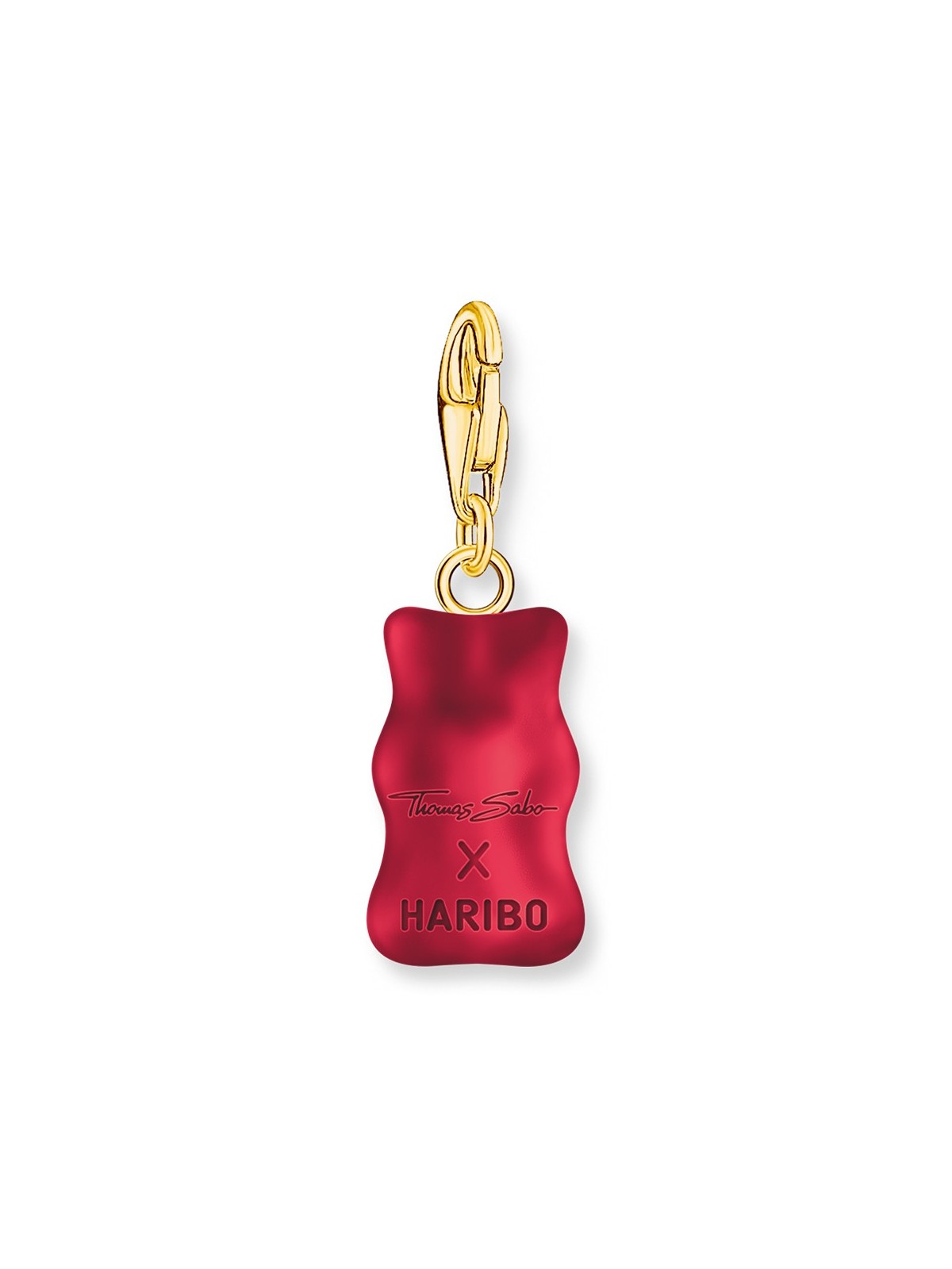 ciondolo Thomas Sabo 2190-413-10 Red Charm Goldbears Pendant gold-plated