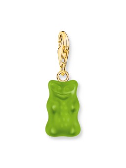 ciondolo Thomas Sabo 2192-413-6 Green Charm Goldbears Pendant gold-plated