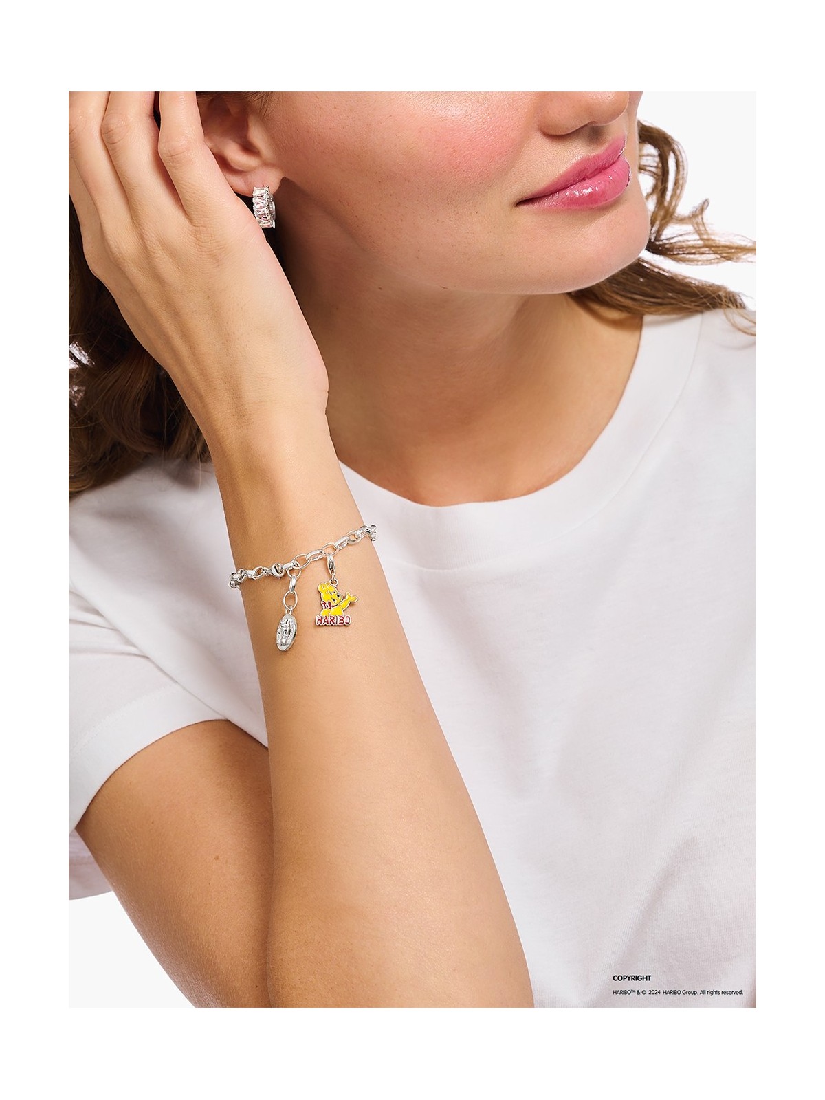 ciondolo Thomas Sabo 2180-664-7 Charm Goldbears Pendant Silver