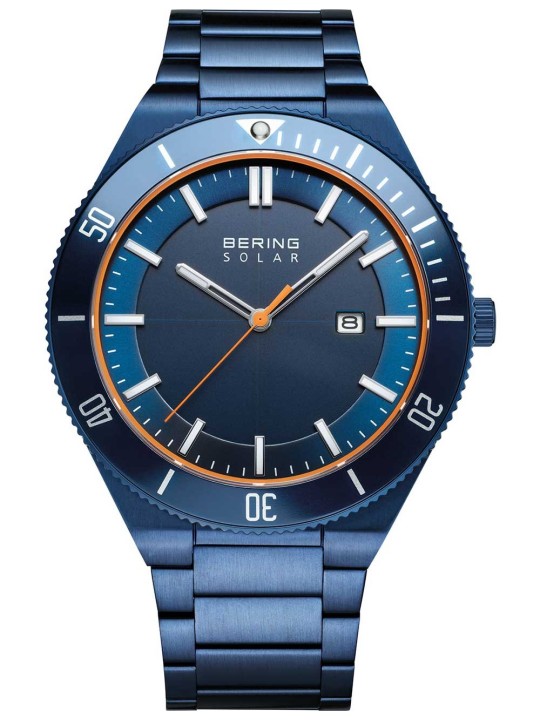 orologio uomo Bering 14443-797 Mens Watch Solar Watch 43mm 10ATM