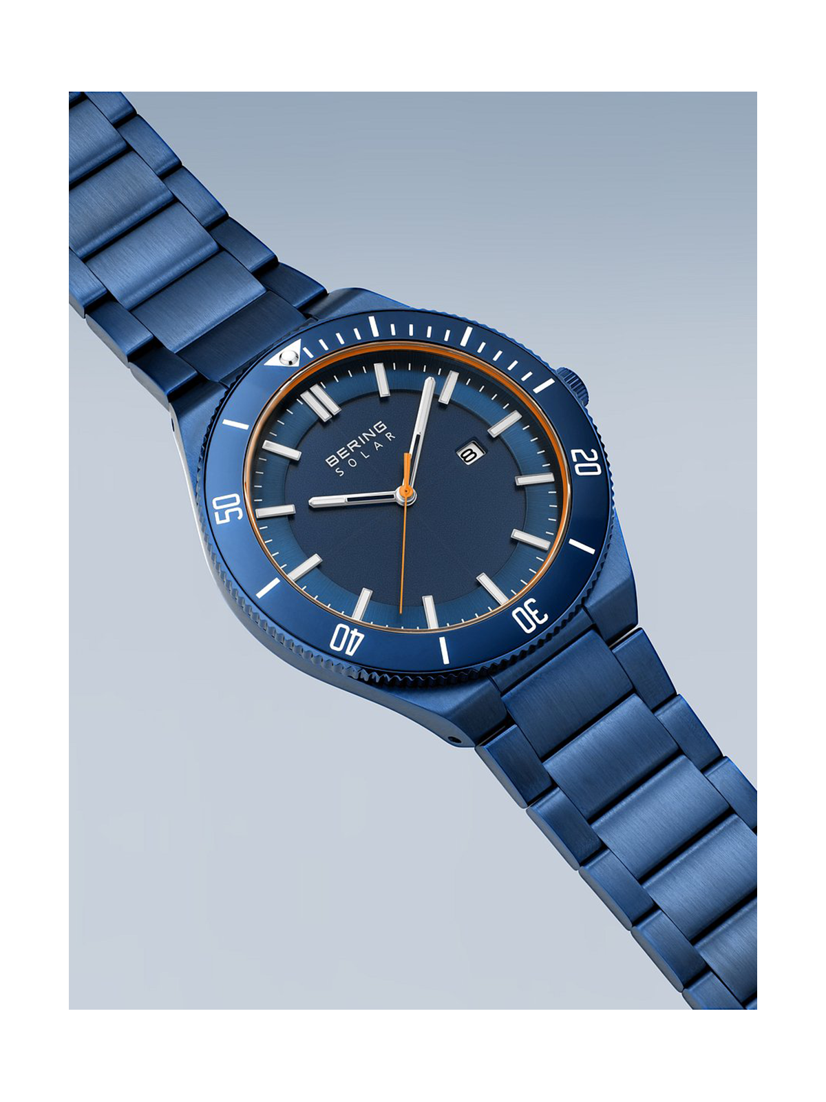 orologio uomo Bering 14443-797 Mens Watch Solar Watch 43mm 10ATM