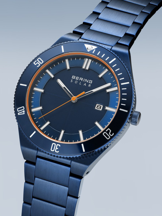orologio uomo Bering 14443-797 Mens Watch Solar Watch 43mm 10ATM