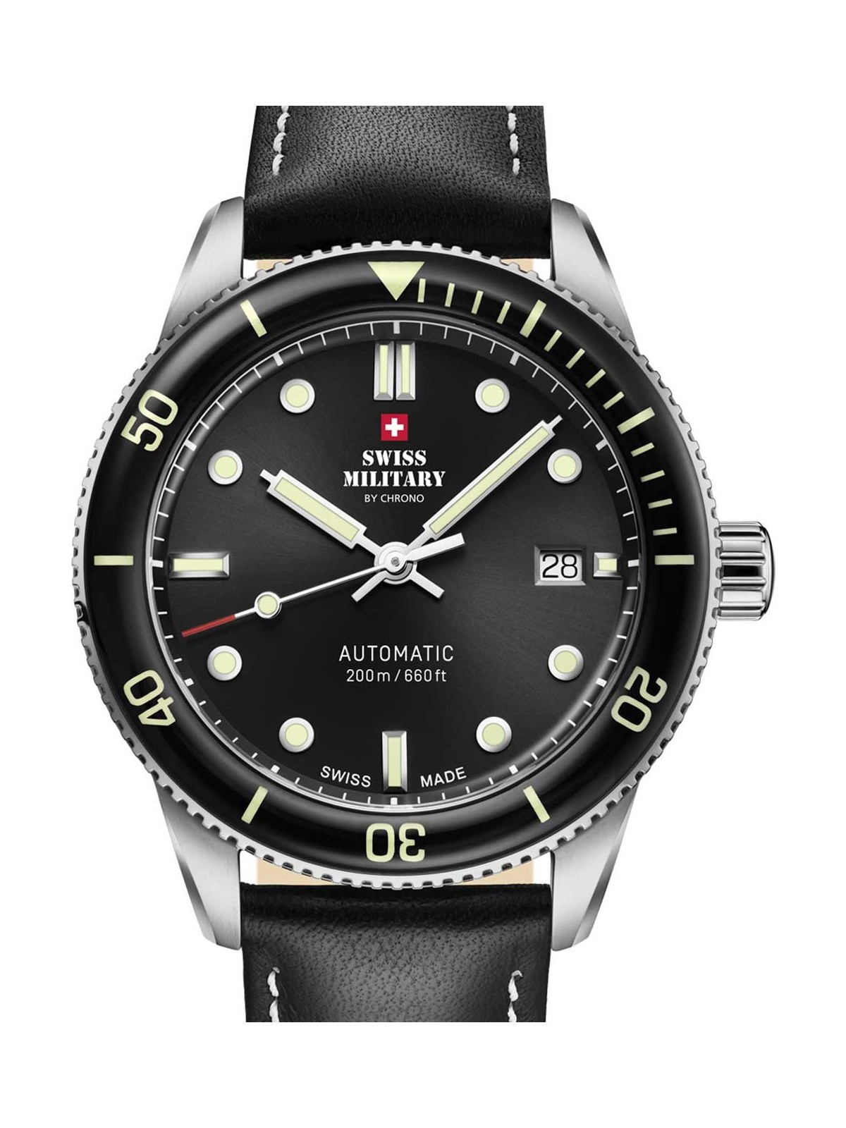 orologio uomo Swiss Military SMA34106.05 Mens Watch Automatic Diver 42mm 20ATM