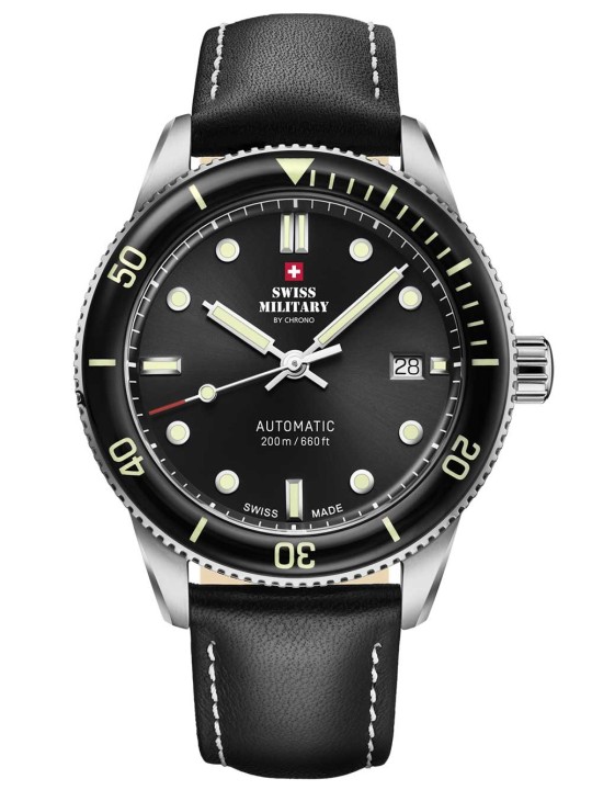 orologio uomo Swiss Military SMA34106.05 Mens Watch Automatic Diver 42mm 20ATM