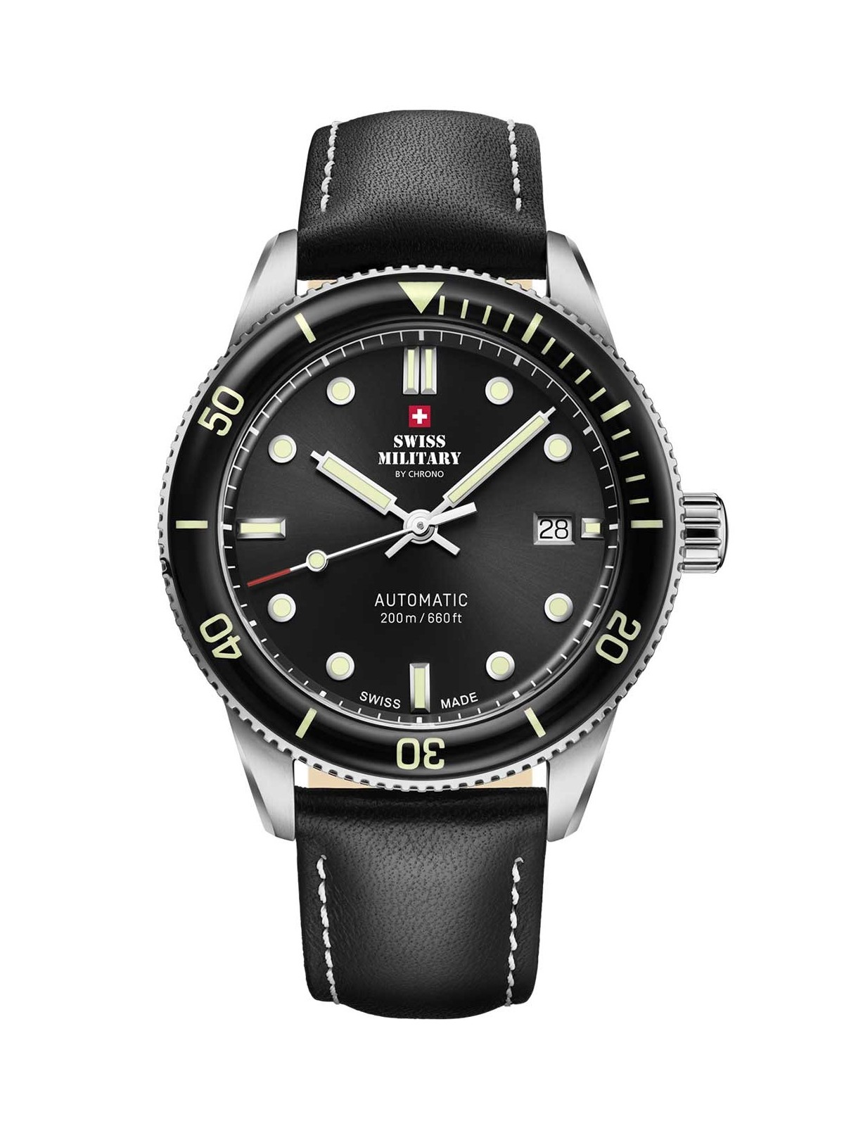 orologio uomo Swiss Military SMA34106.05 Mens Watch Automatic Diver 42mm 20ATM