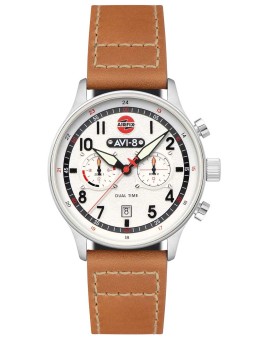 orologio uomo AVI-8 AV-4088-06 Mens Watch Hawker Hurricane Dual-Time Chronograph 43mm 5ATM