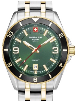 orologio uomo Swiss Alpine Military 7034.1148 Mens Watch Sierra two tone black 42mm 10ATM