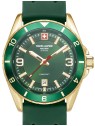 orologio uomo Swiss Alpine Military 7034.1814 Mens Watch Sierra gold green 42mm 10ATM