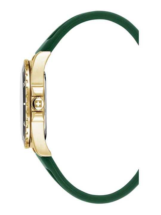 orologio uomo Swiss Alpine Military 7034.1818 Mens Watch Sierra gold green 42mm 10ATM