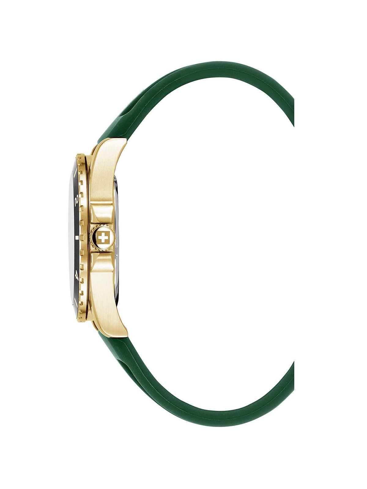 orologio uomo Swiss Alpine Military 7034.1818 Mens Watch Sierra gold green 42mm 10ATM