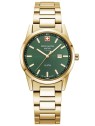 orologio donna Swiss Alpine Military 7767.1114 Ladies Watch Argos gold green 34mm 10ATM