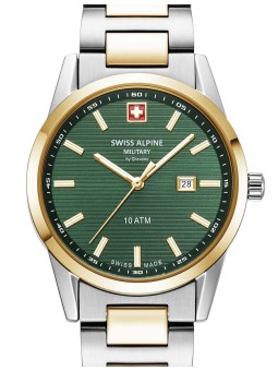 orologio donna Swiss Alpine Military 7767.1144 Ladies Watch Argos two tone green 34mm 10ATM