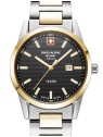 orologio donna Swiss Alpine Military 7767.1147 Ladies Watch Argos two tone black 34mm 10ATM