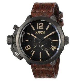 orologio uomo U-Boat 8805 Mens Watch Capsule Titanium BK BE 50mm 10ATM