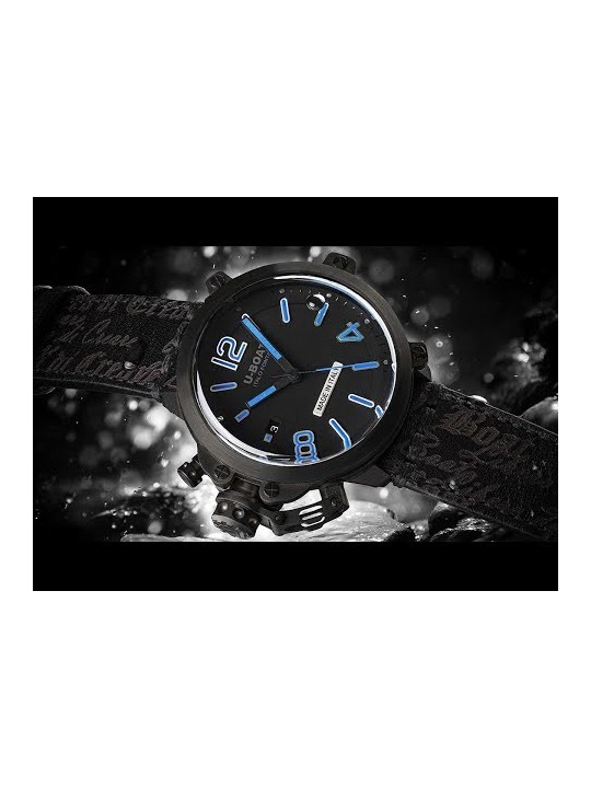 orologio uomo U-Boat 8805 Mens Watch Capsule Titanium BK BE 50mm 10ATM