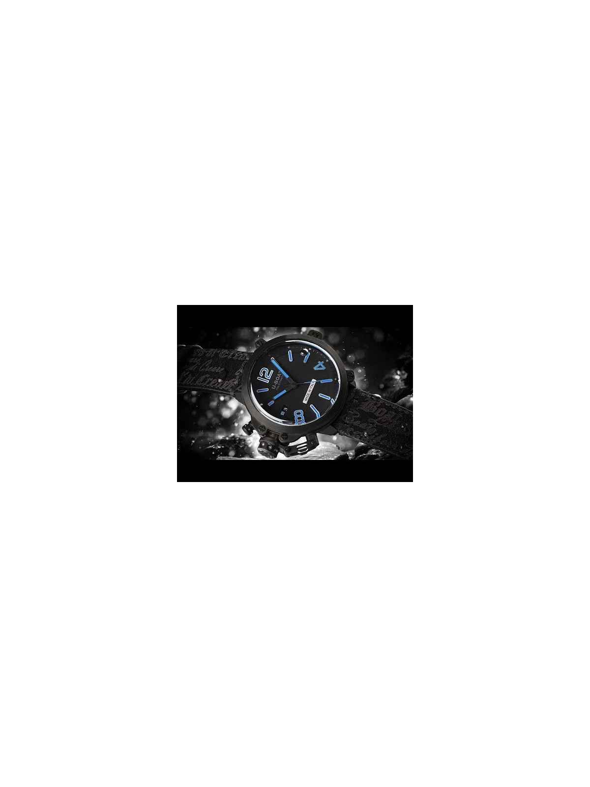 orologio uomo U-Boat 8805 Mens Watch Capsule Titanium BK BE 50mm 10ATM
