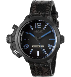 orologio uomo U-Boat 8808 Mens Watch Capsule PVD BK BL 45mm