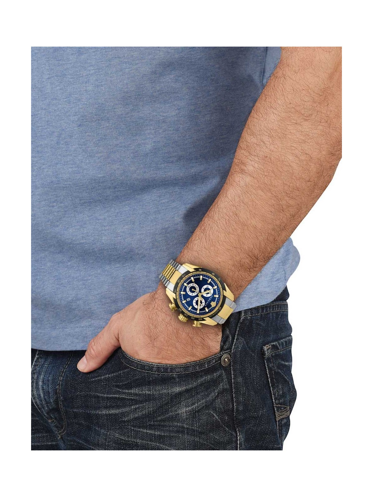 orologio uomo Versace VE2I01021 Mens Watch V-Ray Chrono 44mm 5ATM