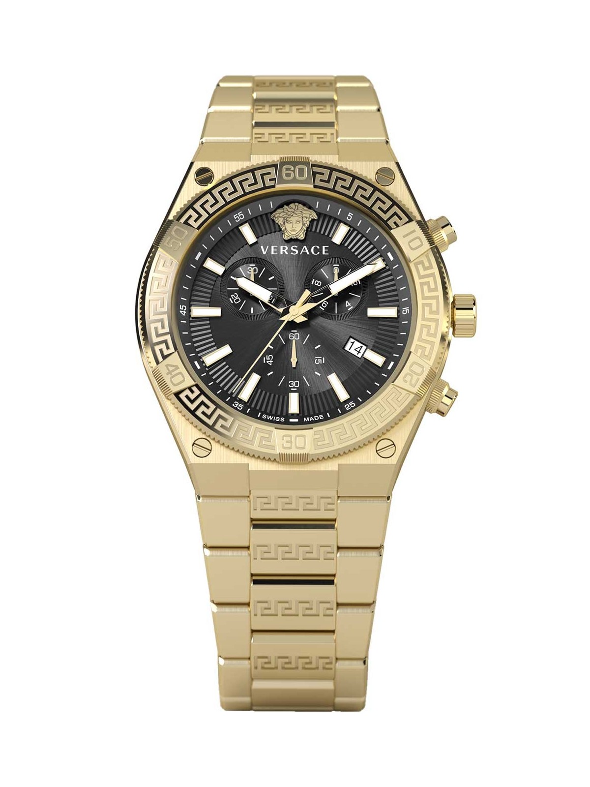 orologio uomo Versace VESO00922 Mens Watch Sport Greca Chrono 46mm 5ATM