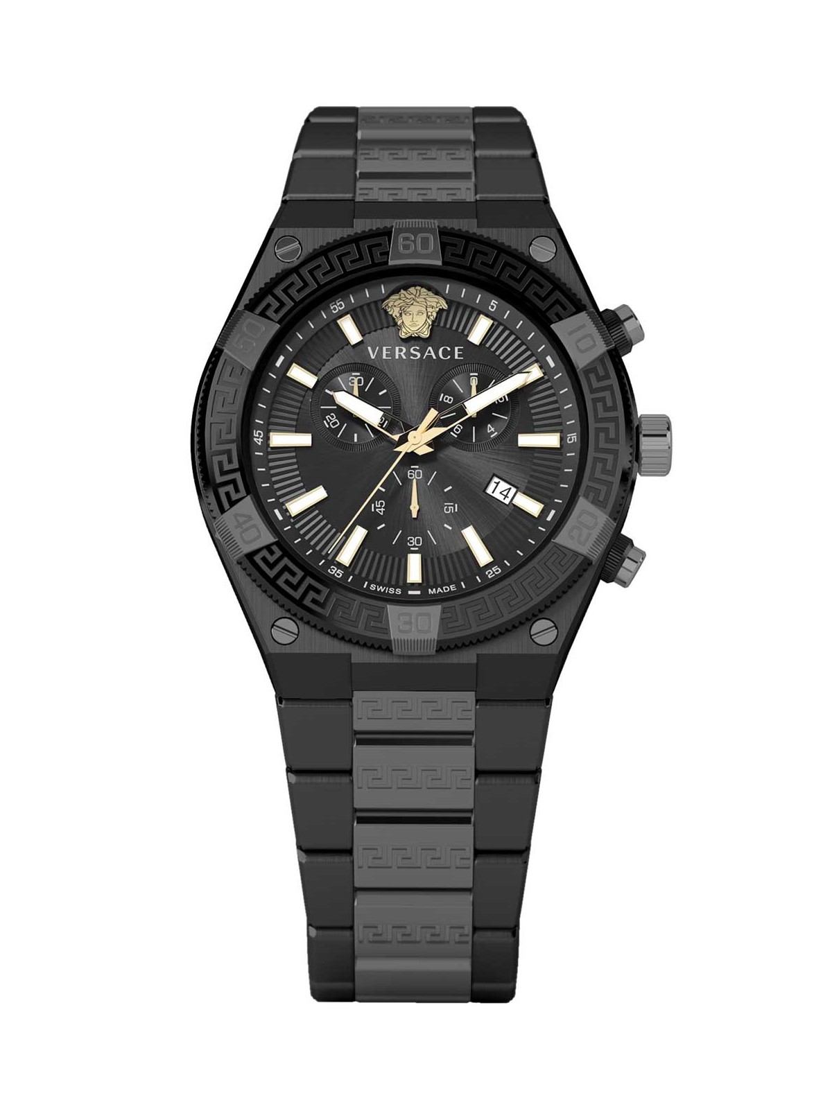 orologio uomo Versace VESO01022 Mens Watch Sport Greca Chrono 46mm 5ATM