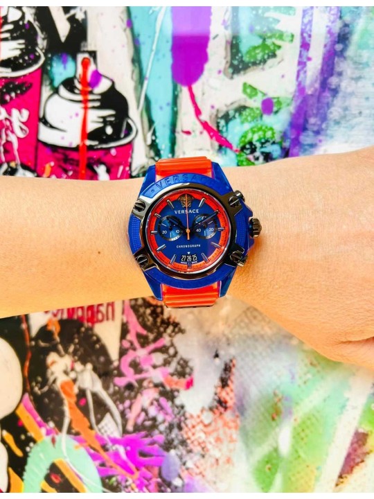 orologio unisex Versace VEZ700922 Active Policarbonat Chrono 45mm 3ATM