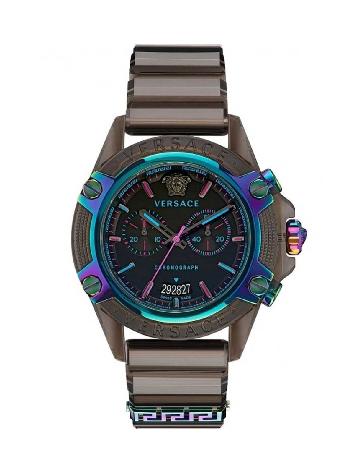 orologio unisex Versace VEZ701022 Active Policarbonat Chrono 45mm 3ATM