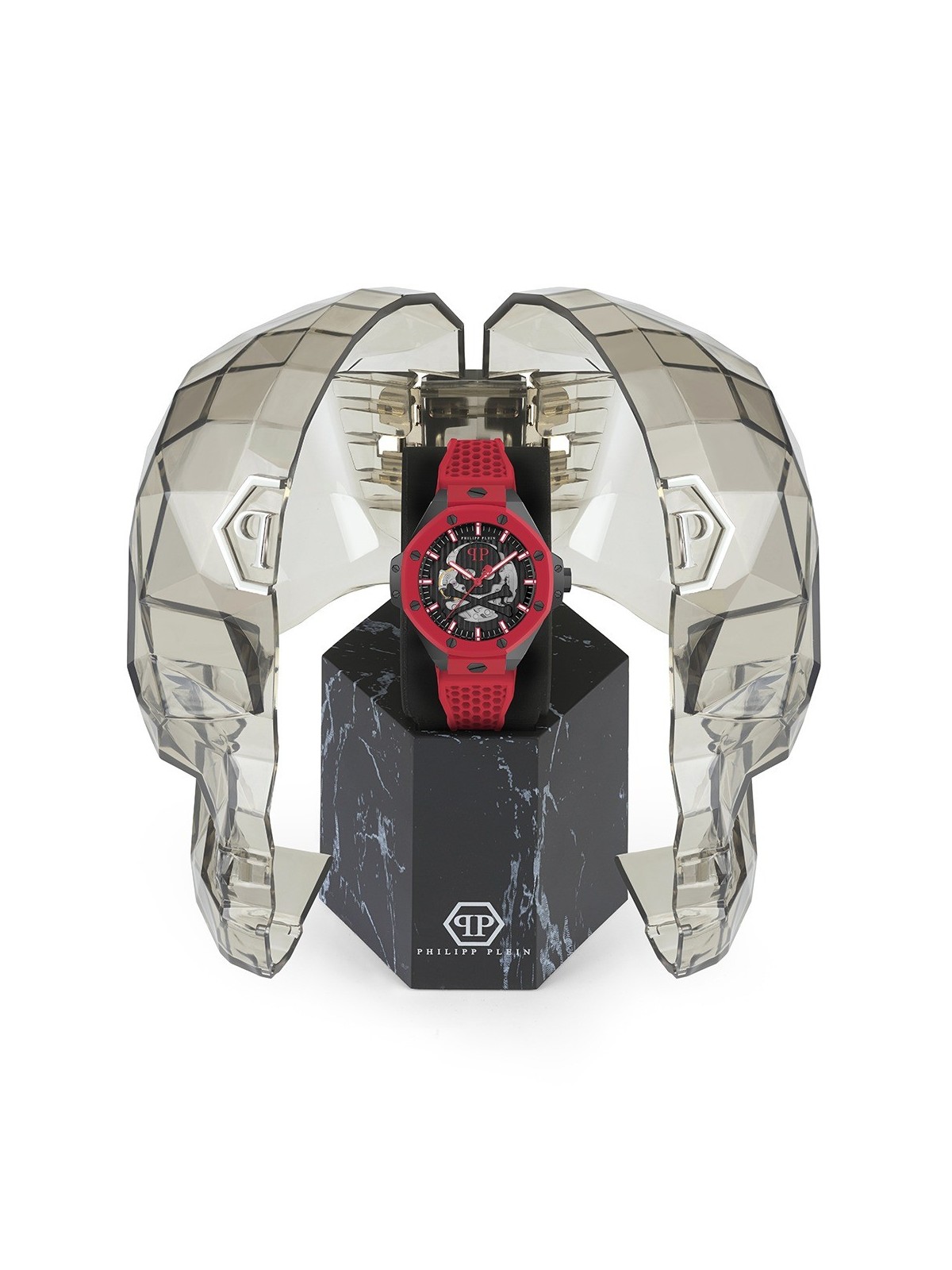 orologio uomo Philipp Plein PWPFA0524 Mens Watch Skeleton Royal Automatic 46mm 5ATM