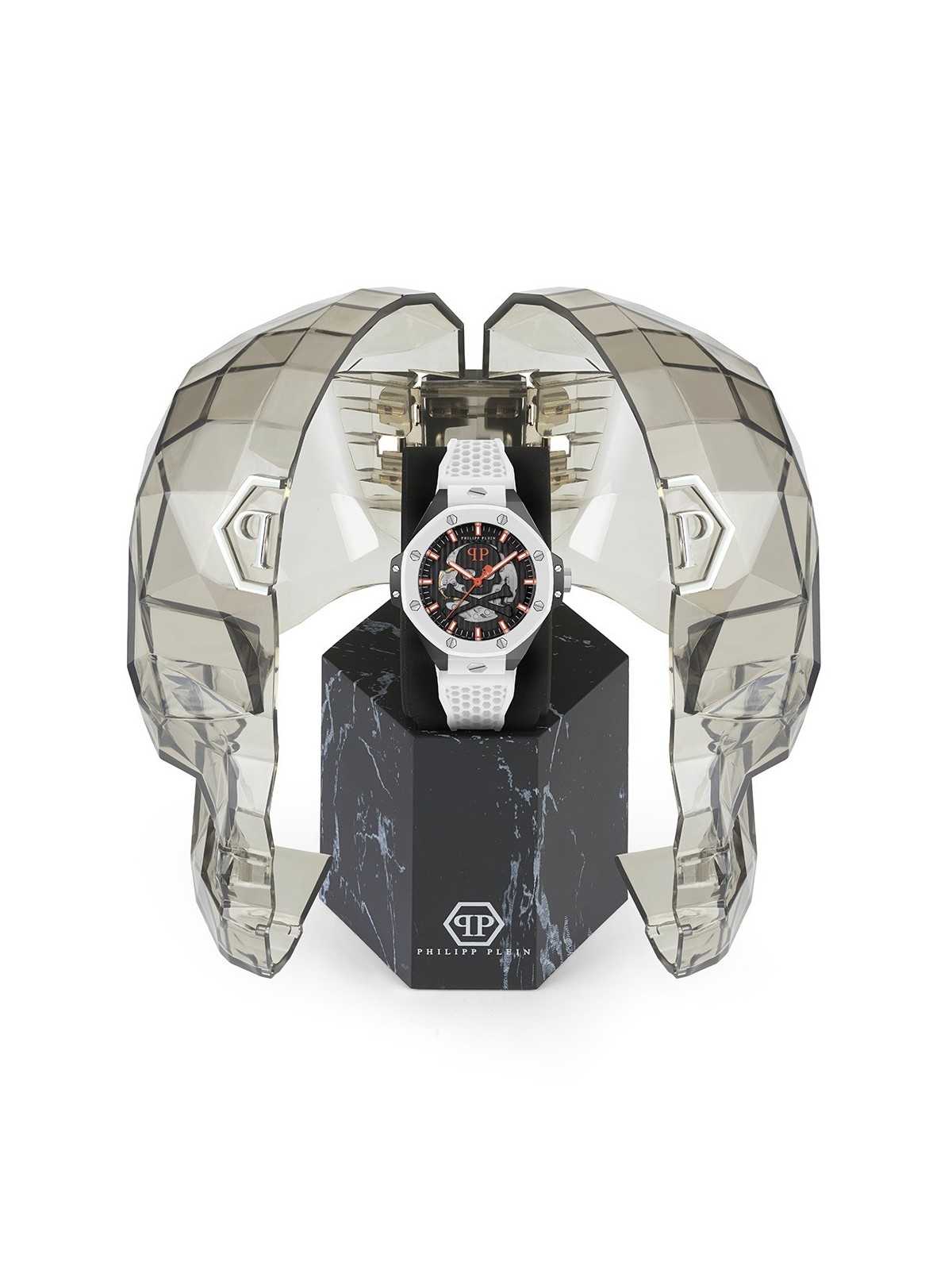 orologio uomo Philipp Plein PWPFA0724 Mens Watch Skeleton Royal Automatic 46mm 5ATM