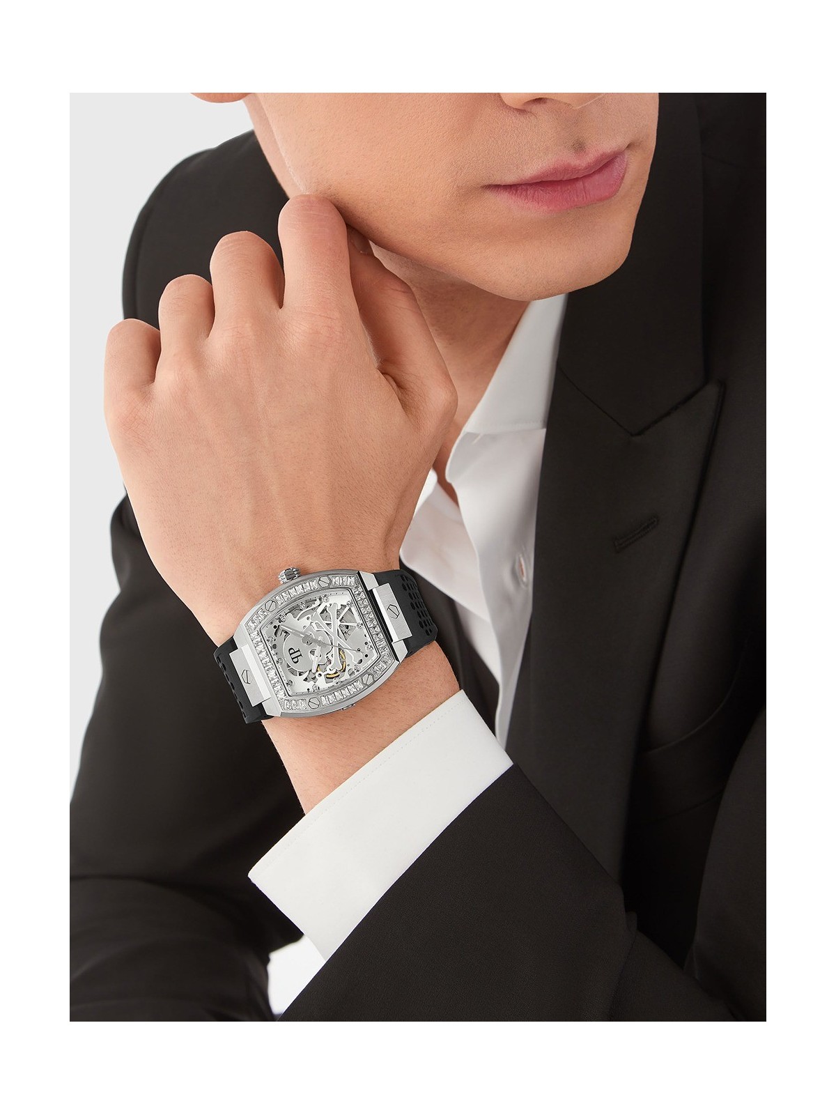 orologio uomo Philipp Plein PWBAA1323 Mens Watch The Skeleton Automatic 44mm 5ATM