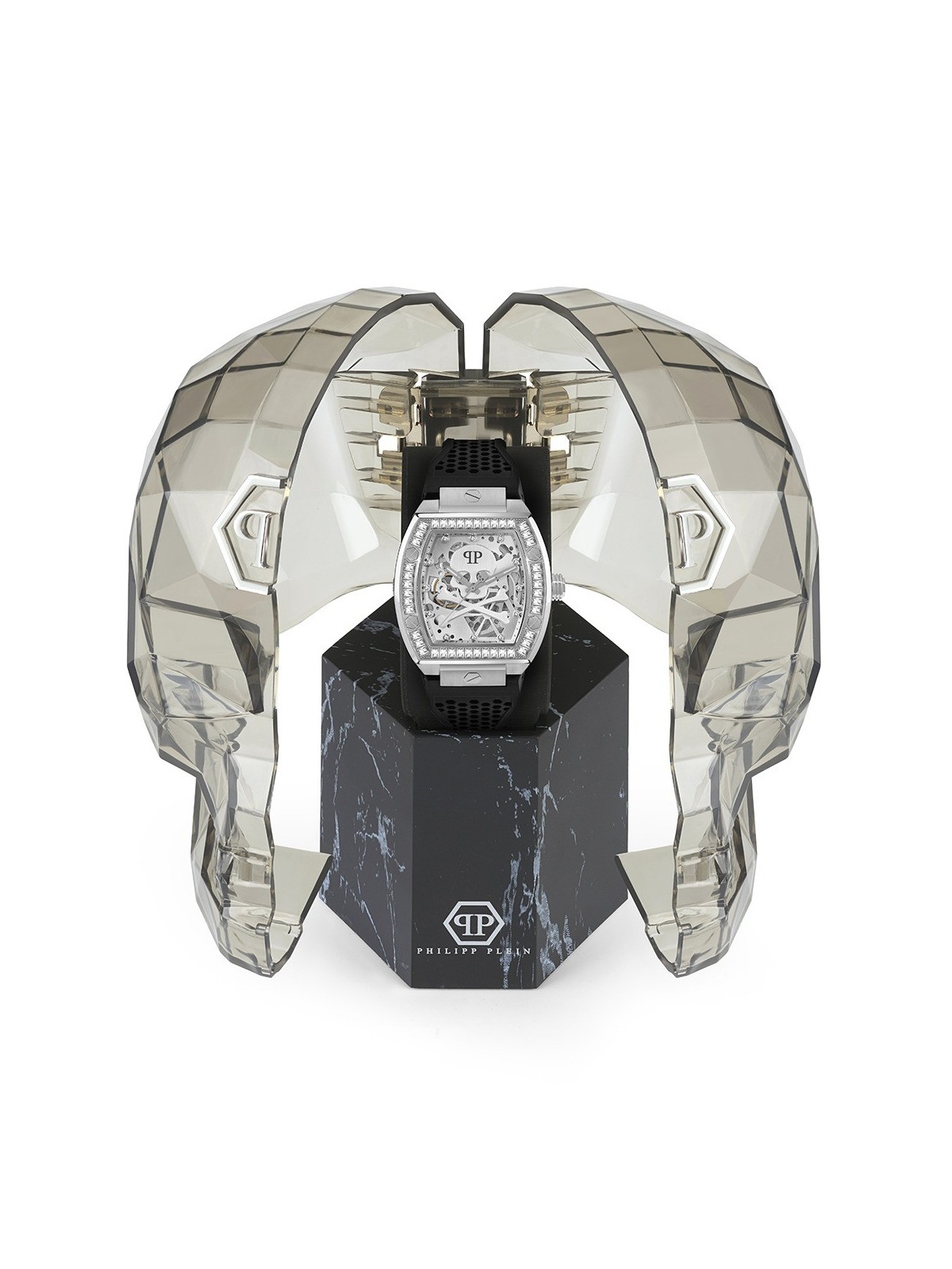 orologio uomo Philipp Plein PWBAA1323 Mens Watch The Skeleton Automatic 44mm 5ATM