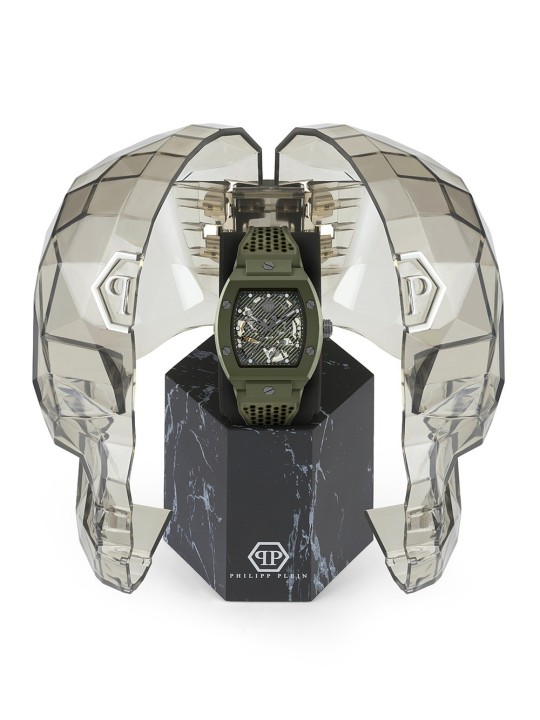 orologio uomo Philipp Plein PWVBA0223 Mens Watch The Skeleton Automatic 44mm 5ATM