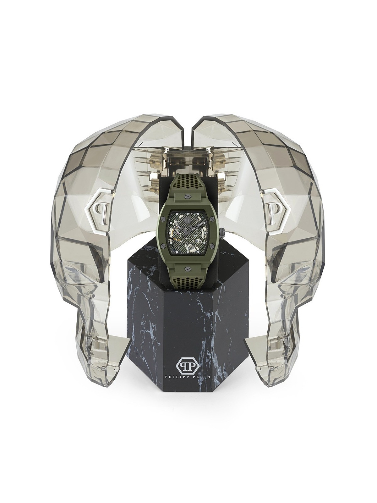 orologio uomo Philipp Plein PWVBA0223 Mens Watch The Skeleton Automatic 44mm 5ATM