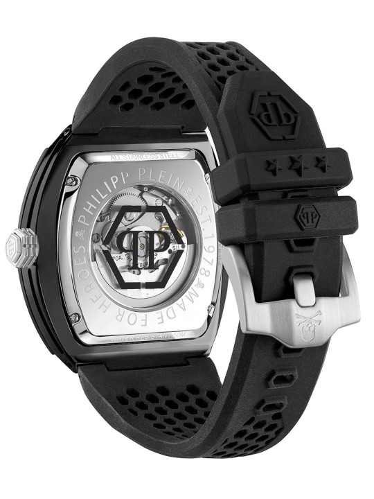 orologio uomo Philipp Plein PWVBA0423 Mens Watch The Skeleton Automatic 44mm 5ATM