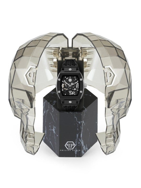 orologio uomo Philipp Plein PWVBA0423 Mens Watch The Skeleton Automatic 44mm 5ATM